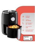 Fritadeira Elétrica Airfryer Hq 2,8 Litros Preto Hf 2055 - 220v