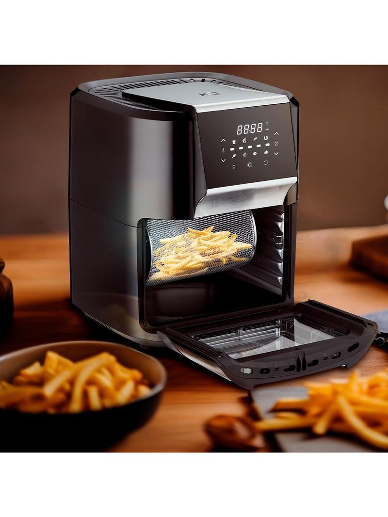 Fritadeira Elétrica Air Fryer Oven HQ 12 Litros 1700W Preto RA 015 110V
