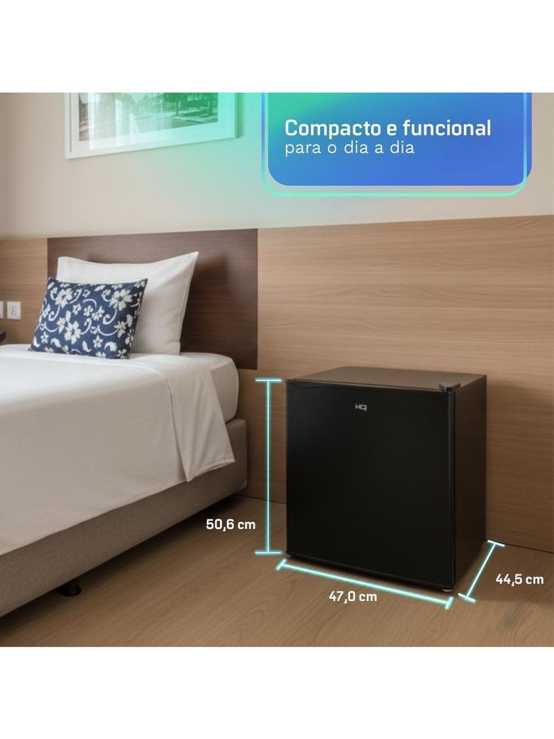 Frigobar HQ 52 Litros Preto BC-52 - 220V