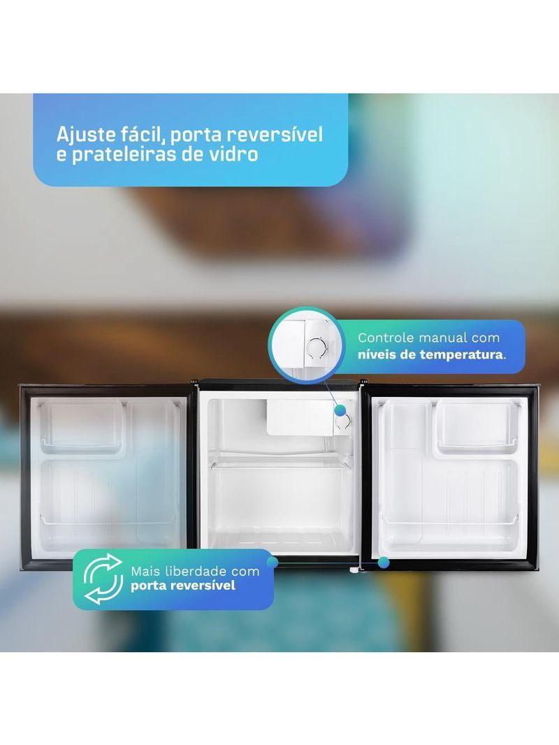 Frigobar HQ 52 Litros Cinza BC-52 220V