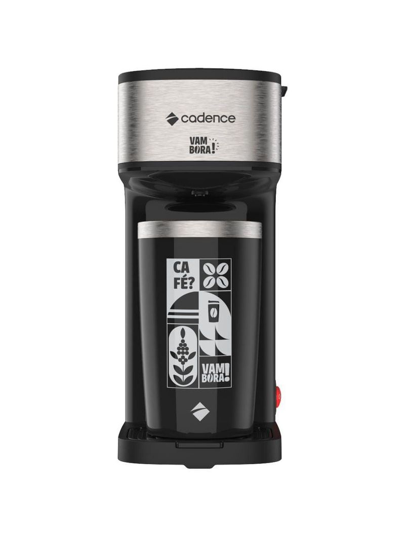 Cafeteira Elétrica Cadence Vambora Com Copo Térmico 110V