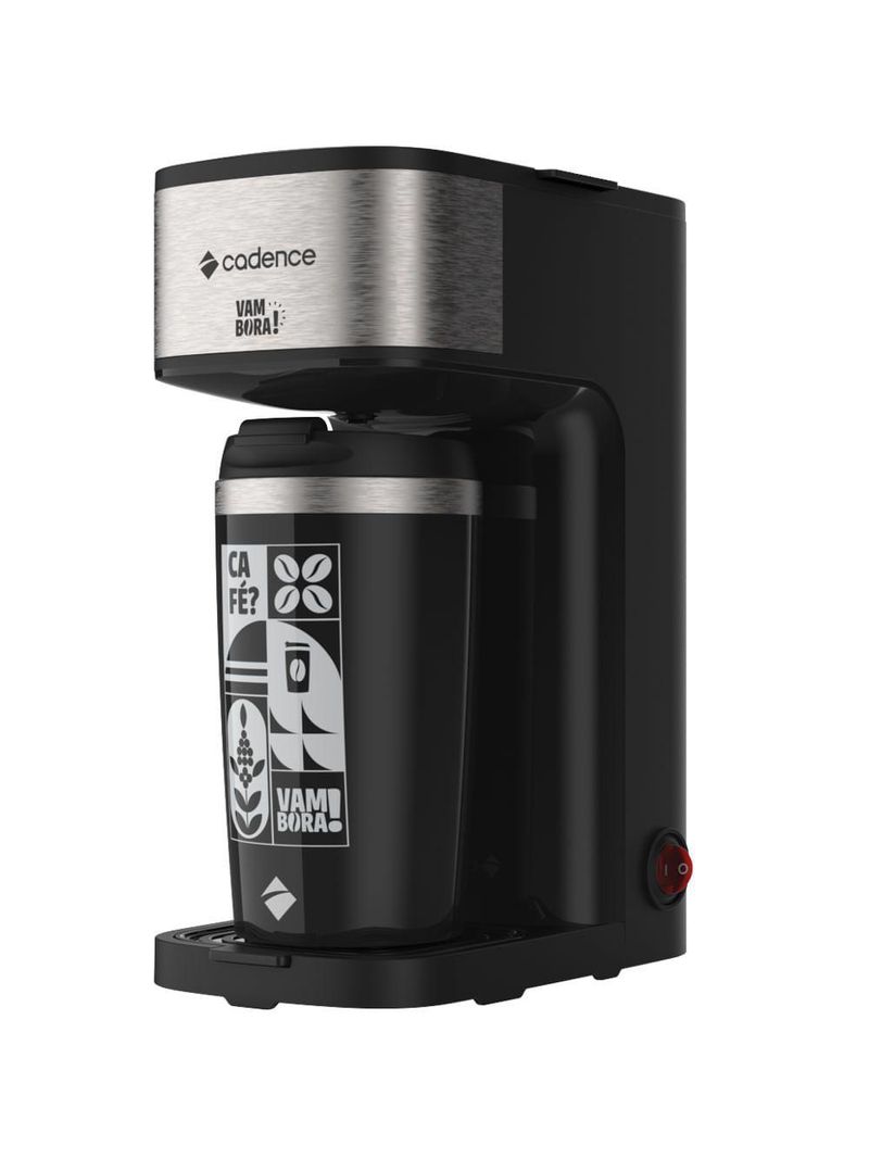 Cafeteira Elétrica Cadence Vambora Com Copo Térmico 110V