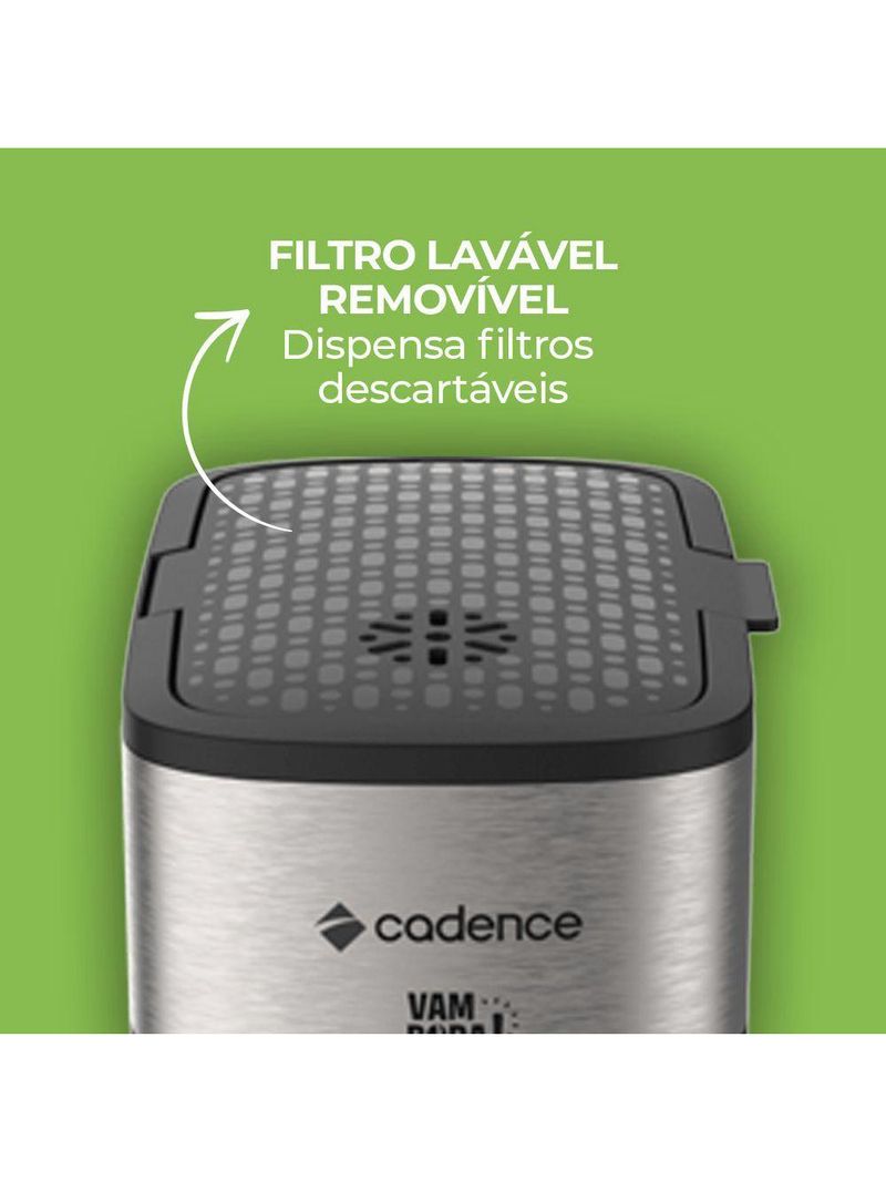 Cafeteira Elétrica Cadence Vambora Com Copo Térmico 110V