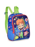 Lancheira Térmica Escolar Gato Galactico Azul E Verde