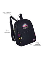 Mochila De Costas Infantil Luluca Love Preta Semax