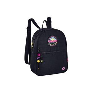 Mochila De Costas Infantil Luluca Love Preta Semax