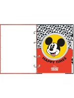 Caderno Argolado Colegial Sem Lombo Mickey Mouse 120 Folhas Foroni