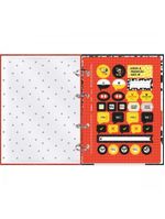 Caderno Argolado Colegial Sem Lombo Mickey Mouse 120 Folhas Foroni