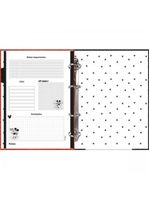Caderno Argolado Colegial Sem Lombo Mickey Mouse 120 Folhas Foroni