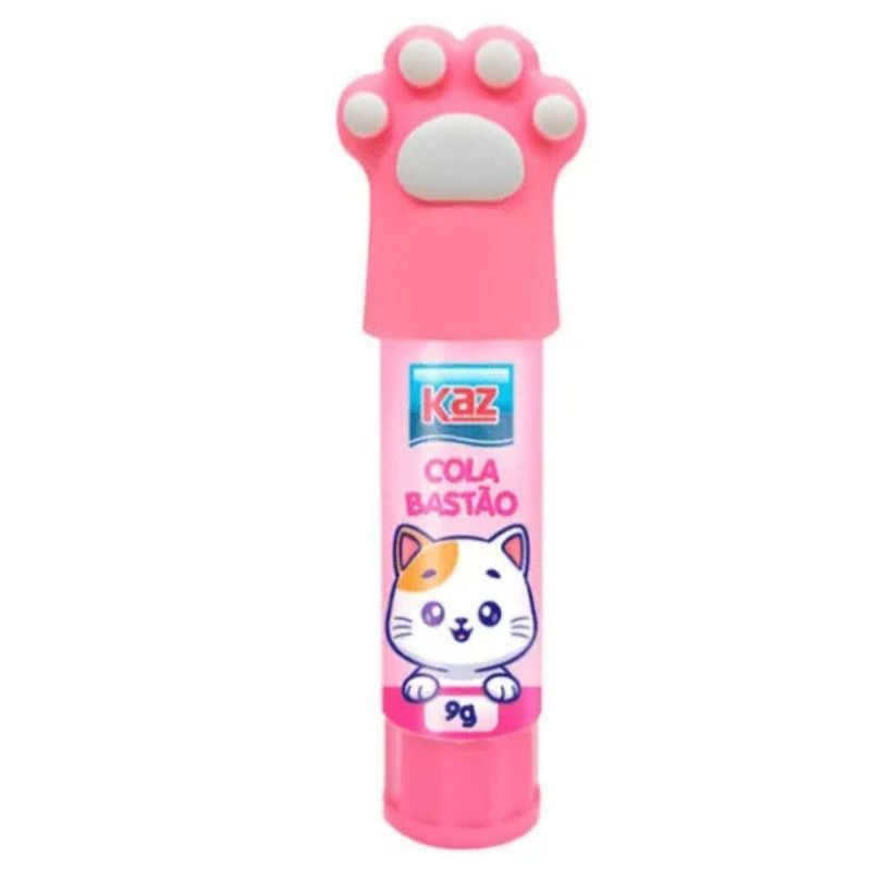 Cola Escolar Bastão Patinhas - Pets - 9g - Kz5017 - Kaz