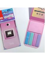 Kit Nota Autoadesivas + Marcador De Pagina Holic Flip - Tris