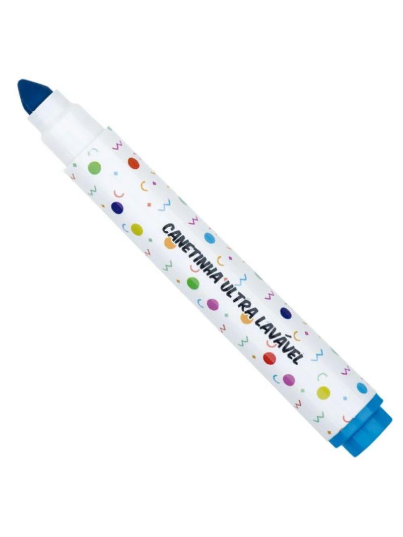 Canetinha Hidrográfica Ultra Lavável Tubo Com 12 Cores Brw