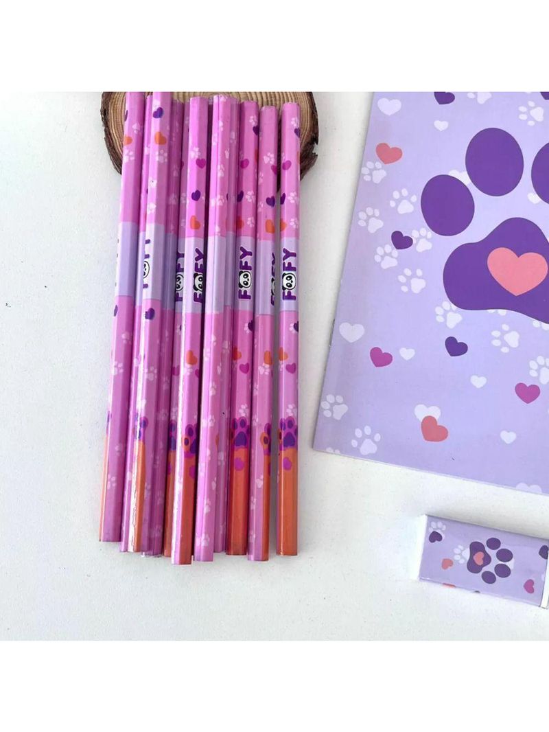 Kit Desenho Artístico Infantil Patinhas Com 27 Peças Fofy