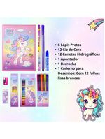 Kit Desenho Artístico Infantil Encanto Com 33 Peças Fofy