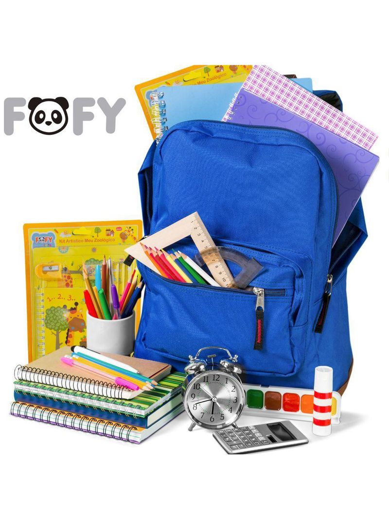 Kit Desenho Artístico Infantil Meu Zoologico 7 Peças Fofy