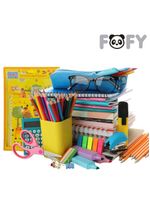 Kit Desenho Artístico Infantil Meu Zoologico 7 Peças Fofy