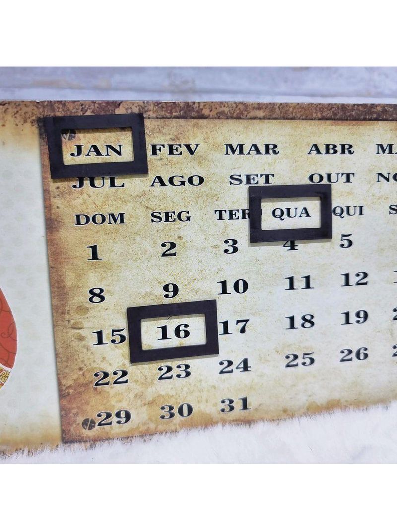 Calendario Permanente Metal