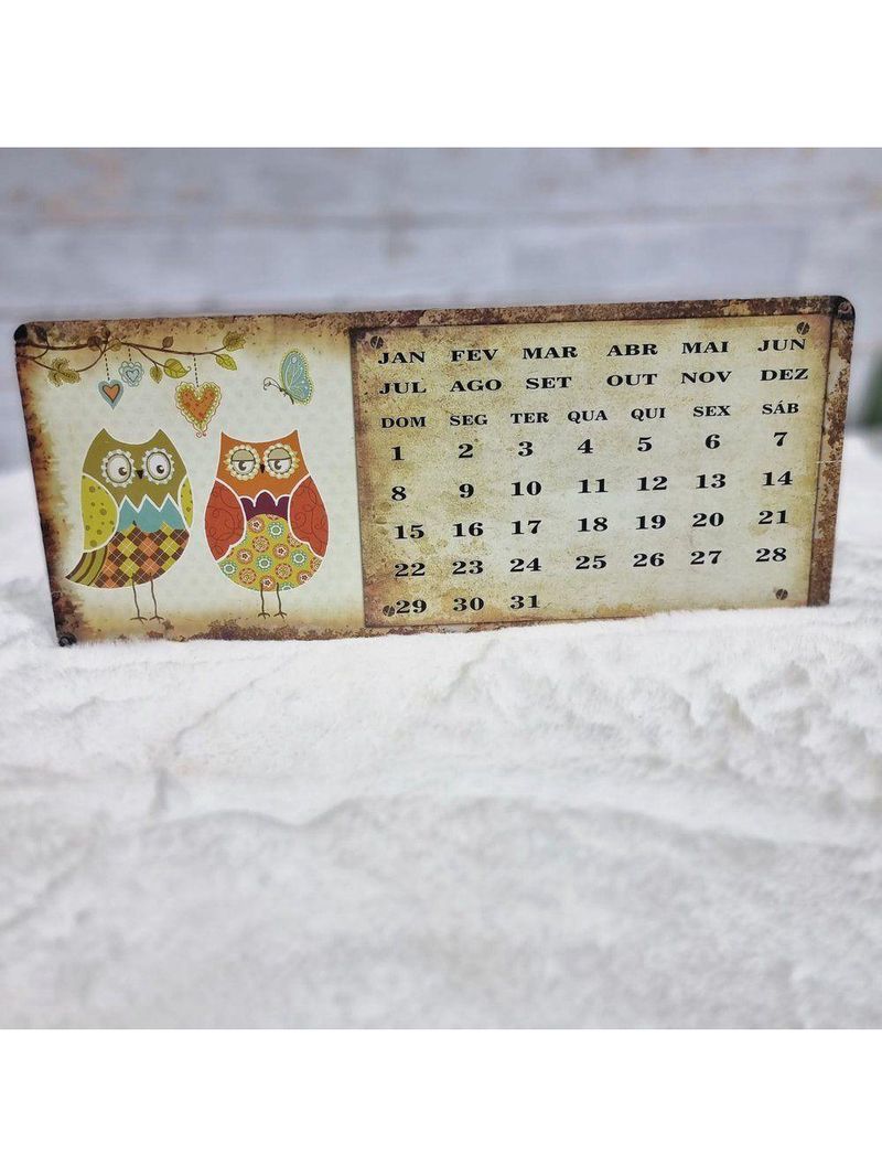 Calendario Permanente Metal