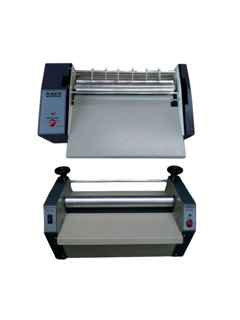Máquina Coladeira De Arquivos C600 E Prensa Rotativa Pr600