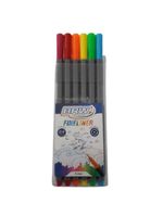 Caneta Hidrográfica Fineliner 6 Cores - Brw