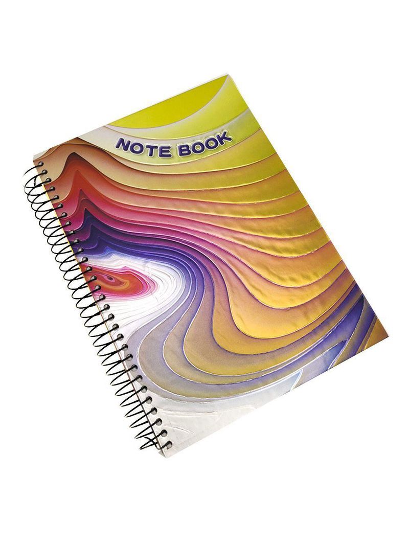 Caderno 3D Capa Dura 190 Paginas Espiral Volta As Aulas Facu