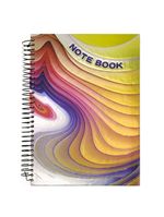 Caderno 3d Capa Dura 190 Páginas Espiral Volta Aulas