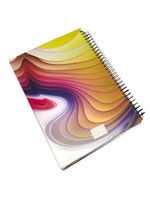 Caderno 3d Capa Dura 190 Páginas Espiral Volta Aulas