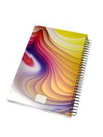 Caderno 3d Capa Dura 190 Páginas Espiral Volta Aulas