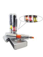 Caneta Marca Texto 36 Canetas E 12 Suporte Casa