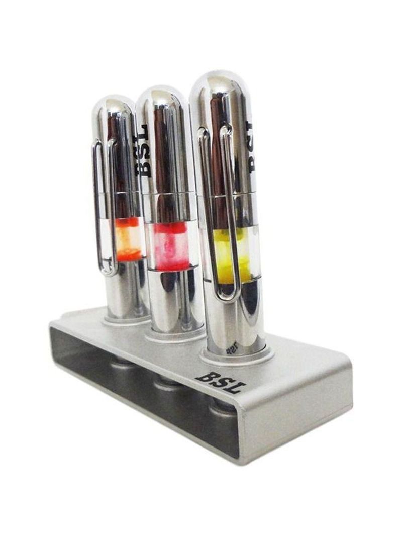 Caneta Marca Texto 36 Canetas E 12 Suporte Casa