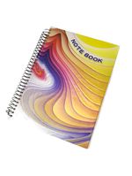 Caderno Agenda 3d Capa Dura 190 Folhas Espiral Volta Aulas
