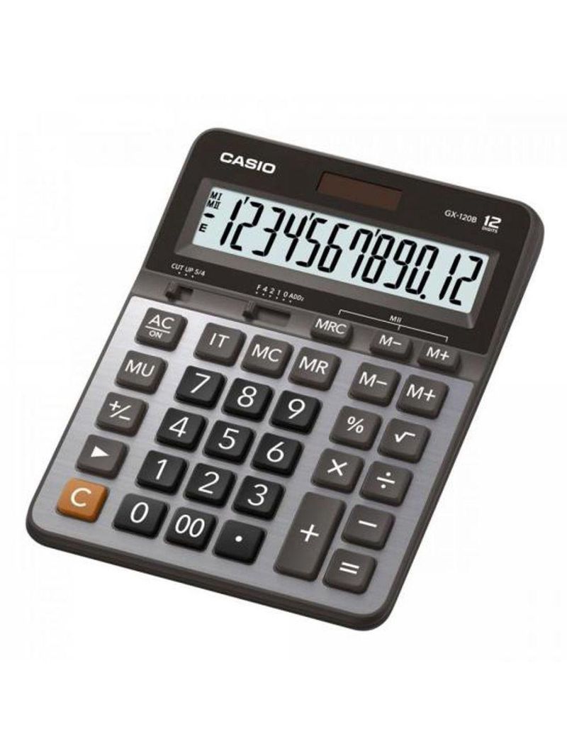 Calculadora De Mesa 12 Digitos Gx-120b Prata Casio