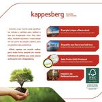 Armário De Cozinha Completa 100% Mdf 280cm Branco/azul Profundo Celeste Kappesberg