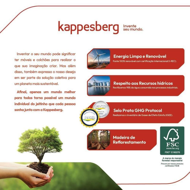 Armário De Cozinha Completa 100% Mdf 280cm Branco/azul Profundo Celeste Kappesberg