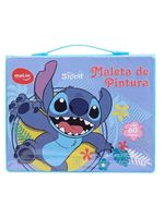 Estojo Maleta De Pintura Infantil Stitch 31331 Azul - Molin
