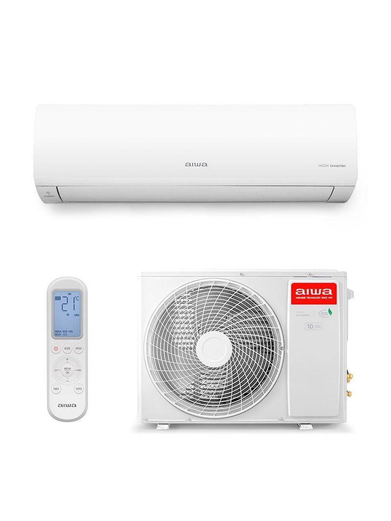 Ar Condicionado AIWA Split High Wall High Inverter 18000 BTUs Frio AWS-AC-18F 220V