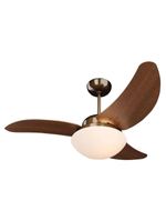 Ventilador Solano Led 3 Pás Tron Cobre 220V