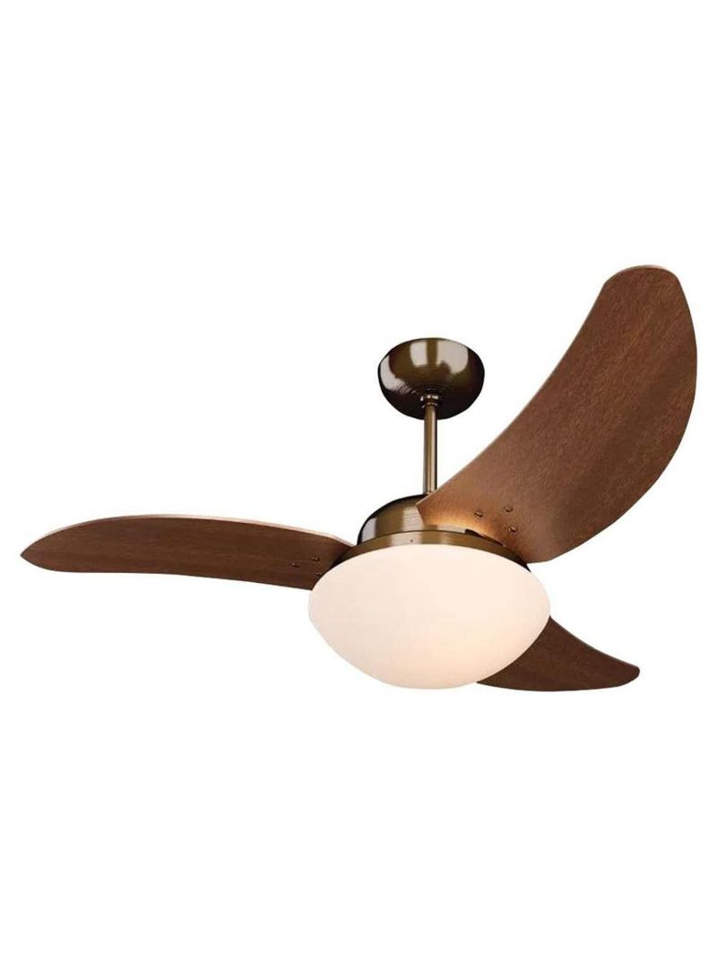 Ventilador Solano Led 3 Pás Tron Cobre 220V