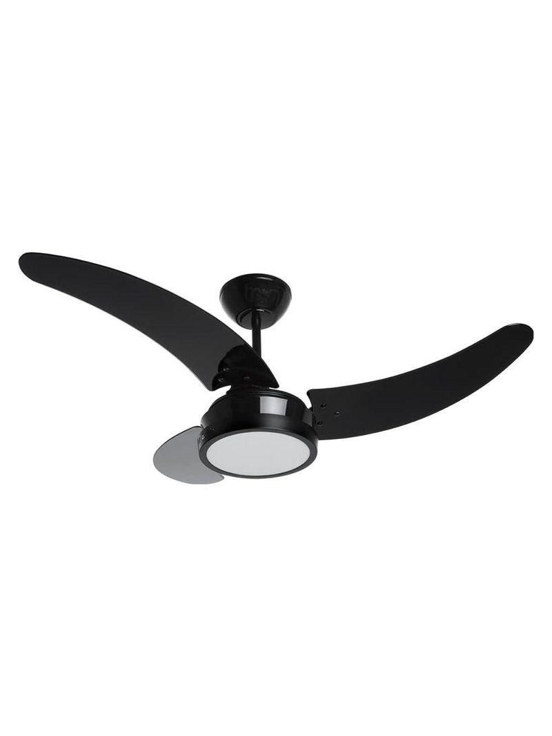 Ventilador De Teto Led 3 Pás Tron Búzios Max Preto 110V