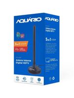 Antena Digital Hdtv Cabo 2,5m Conector F Macho Dtv-100p