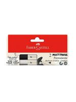 Marcador Multimark Permanente 10 Preto E Branco Faber-castell