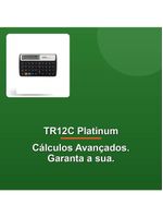 Calculadora Financeira Truly Tr12c Platinum Algébrica