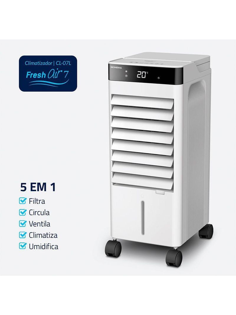 Climatizador Mondial Fresh Air 7L 90W CL-7L Branco 220V