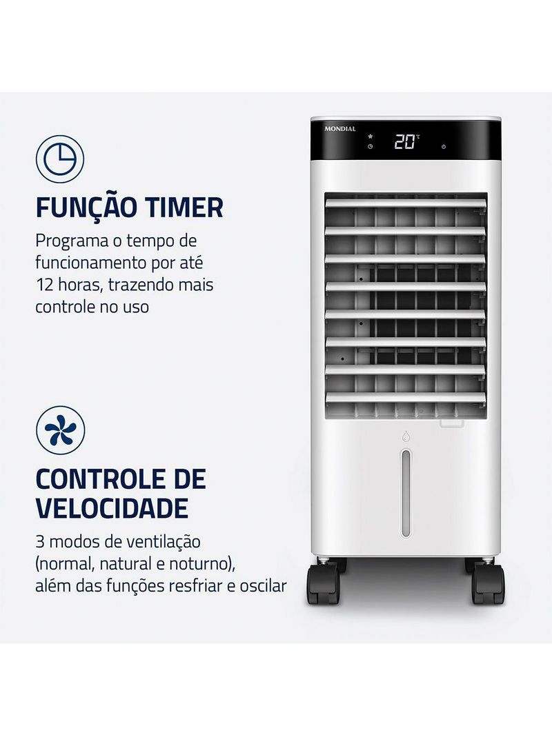 Climatizador Mondial Fresh Air 7L 90W CL-7L Branco 220V