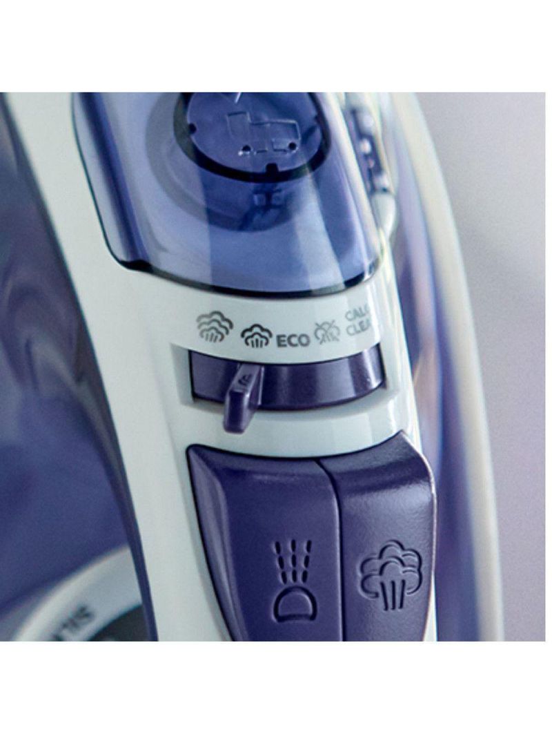 Ferro à Vapor Philips Walita Easyspeed GC1752 Roxo Com Branco 220V