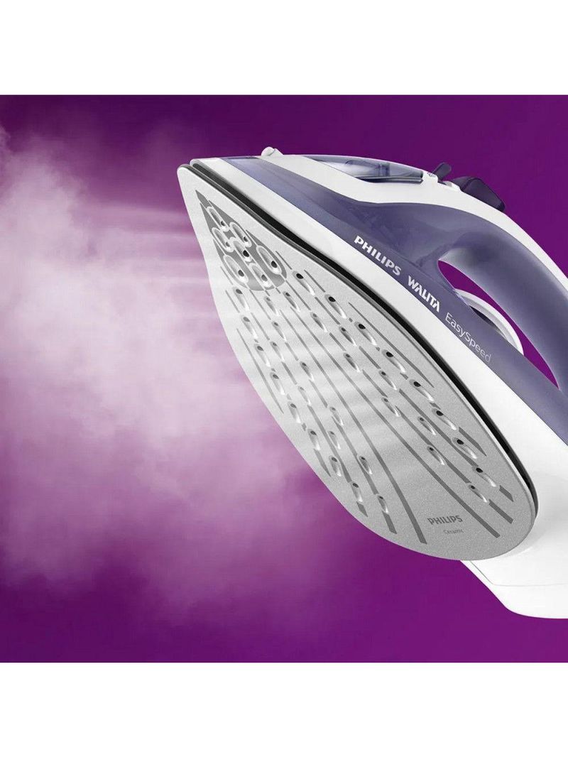 Ferro à Vapor Philips Walita Easyspeed GC1752 Roxo Com Branco 220V