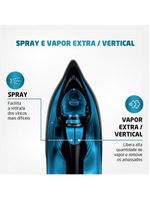 Ferro De Passar A Vapor Mondial F-53 127V