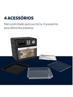 Forno E Fryer 15L Oster Multifunções Compact 10 Em 1 220V
