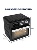 Forno E Fryer 15L Oster Multifunções Compact 10 Em 1 220V