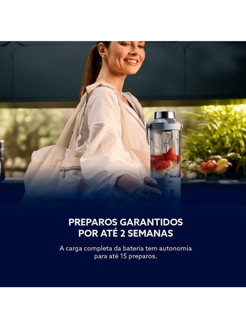 Liquidificador Portátil Sem Fio Blender Go Max Oster